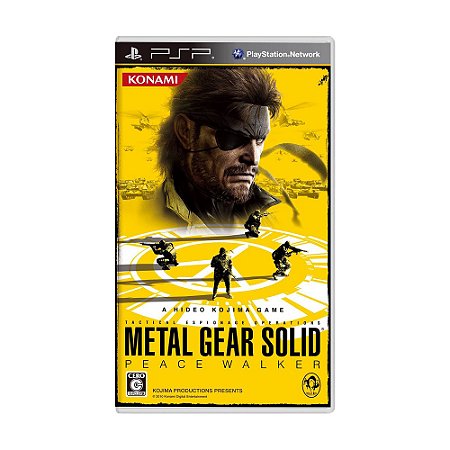 Jogo Metal Gear Solid: Peace Walker - PSP