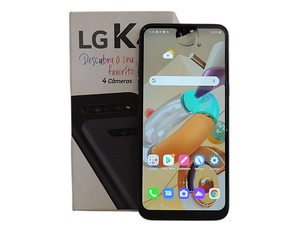 Celular K41s, Titanium, Tela 6,5", 3GB RAM, 32GB - LG