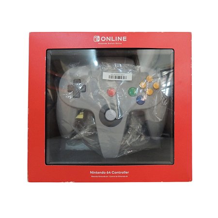 Controle Sem Fio Nintendo 64 Cinza - Nintendo Switch