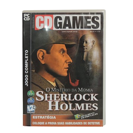 Jogo O Mistério da Múmia: Sherlock Holmes - PC