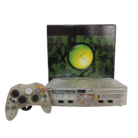 Console Xbox Classic Crystal - Microsoft (Desbloqueado)