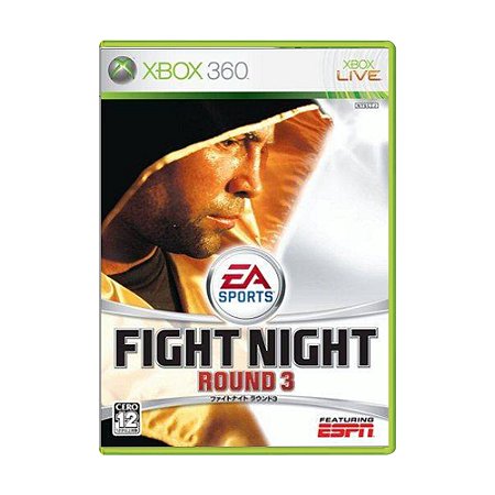 Jogo Fight Night Round 3 - Xbox 360 (Japonês)