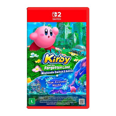 Jogo Kirby And The Forgotten Land Nintendo Switch 2 Edition + Star-Crossed World - Switch 2
