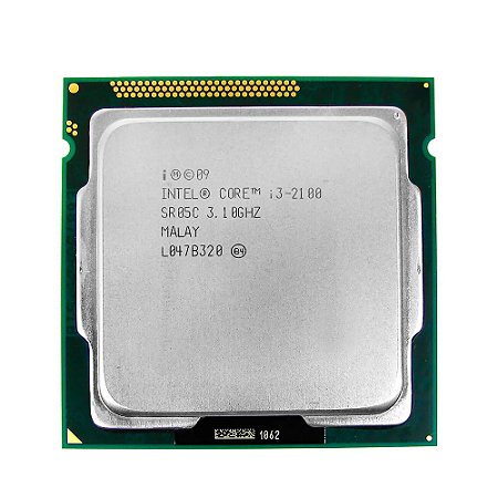 Processador Intel i3 2100, LGA 1155, 3.1GHZ, 3MB - Intel