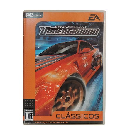 Jogo Need For Speed Underground - PC (Clássicos)
