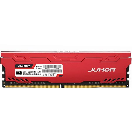 Memória Ram XMP 25600U, Vermelha, 8GB, DDR4, 3200MHz - Juhor