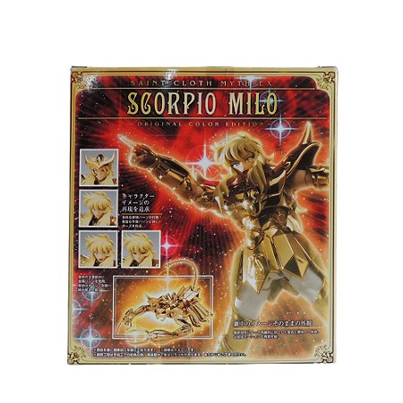 Action Figure Saint Cloth Myth Ex: Scorpio Milo - Original Color Edition - Bandai