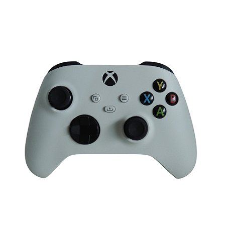 Controle Microsoft Robot White sem fio - Xbox Series S/X e Xbox One
