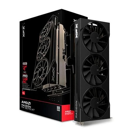 Placa de Vídeo AMD Radeon Swift Pro Gaming Graphics RX 9070 XT, 16GB, Triple Fan, GDDR6, 256-bit - XFX