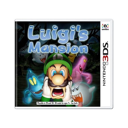 Jogo Luigi's Mansion - 3DS (Lacrado)