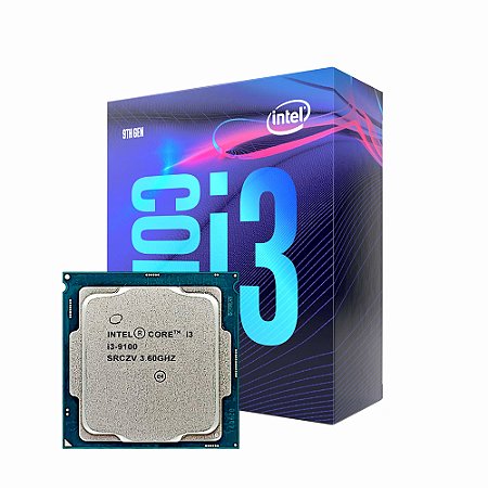 Processador Intel Core i3-9100F, 3,6 GHz, LGA 1151, 6MB Cache - Intel