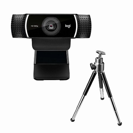Webcam Logitech C922 Pro HD 1080p Com Tripé