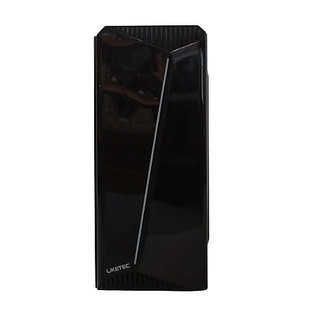 Gabinete Gamer Lighting RGB LED SINGLE RING, Mid Tower, Atx, Vidro Lateral, Preto - Liketec