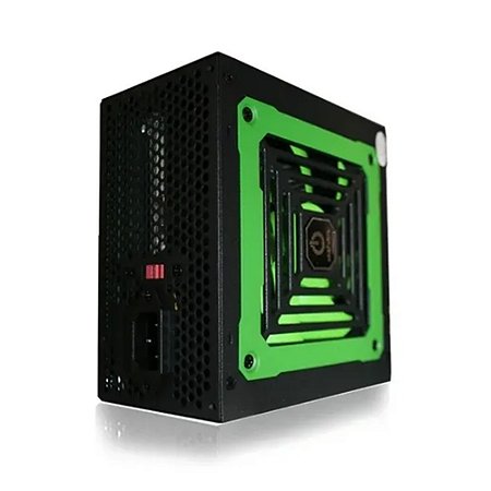 Fonte MP500W3-l, 500W, ATX V2.3, Preto com Verde - OnePower