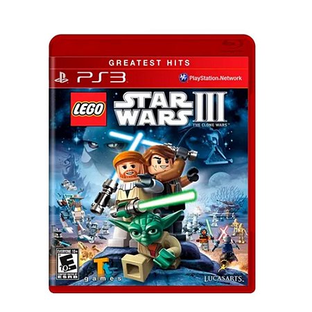 Jogo LEGO Star Wars III: The Clone Wars - PS3 (Greatest Hits)
