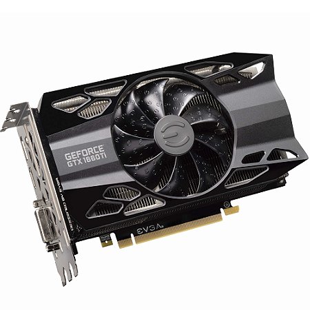 Placa de Vídeo Nvidia Geforce GTX 1660 TI XC, 6GB, Single Fan, GDDR6, 192-bit - EVGA