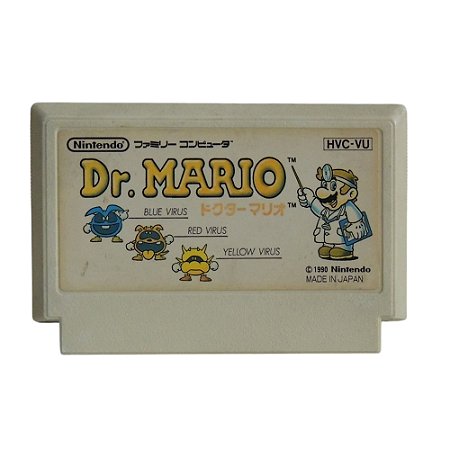 Jogo Dr. Mario - NES (Japonês)