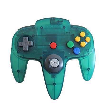 Controle Nintendo 64 Clear Blue/White - Nintendo
