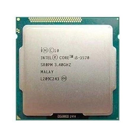 Processador Intel Core I5-3570, Sockete LGA 1155, 3.4GHZ, 6 MB - Intel