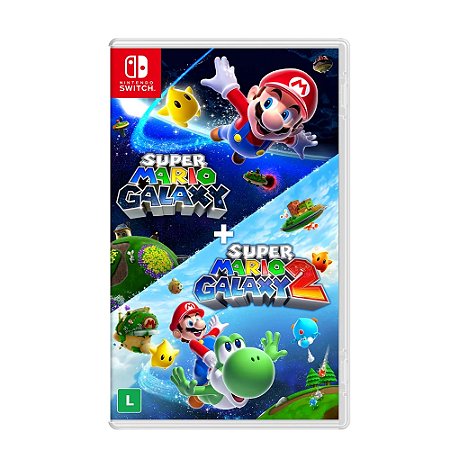 Jogo Super Mario Galaxy + Super Mario Galaxy 2 - Nintendo Switch