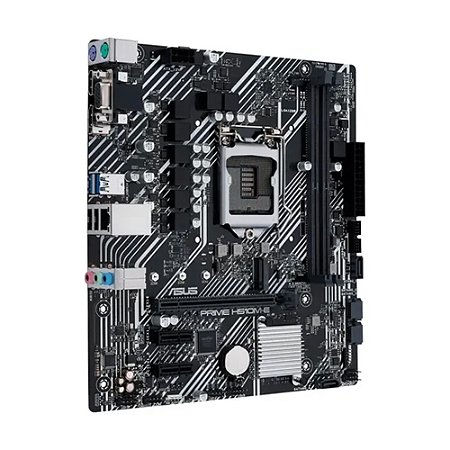Placa Mãe Prime H410M-E R1.00 , Intel, Socket LGA 1200, DDR4, PCIe - Asus