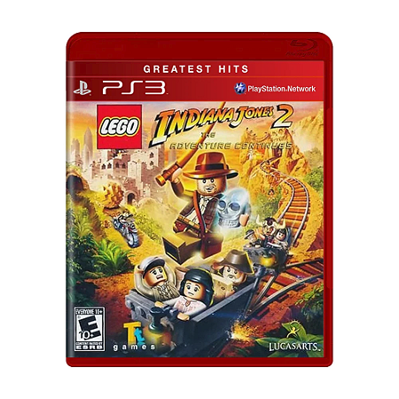 Jogo LEGO Indiana Jones 2: The Adventure Continues - PS3 (Lacrado, Greatest Hits)