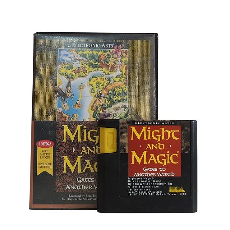 Jogo Might and Magic: Gates to Another World - Sega Genesis