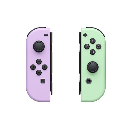 Controle Nintendo Joy-Con (Direito e Esquerdo) Pastel Green e Pastel Purple - Switch