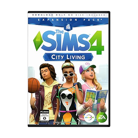 Pacote The Sims 4: Vida na Cidade - PC (Lacrado)