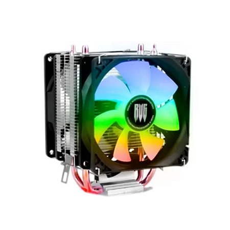 Air Cooler Gamer VR-343, RGB, 2 fans, Amd/Intel, Preto - Revegenger