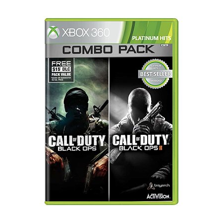 Jogo Call Of Duty: Black Ops (Combo Pack) - Xbox 360 (Platinum Hits)