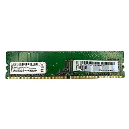 Memória Ram SMART, PC4-2666V-UA2-11, 8GB, DDR4, 2666MHz