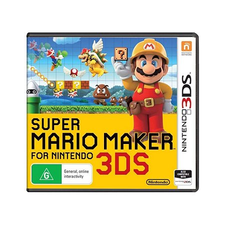 Jogo Super Mario Maker - 3DS (Europeu)