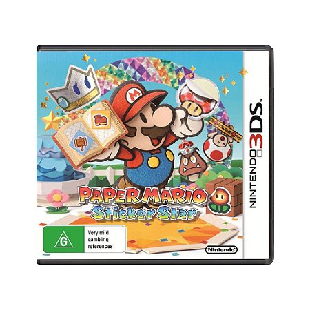 Jogo Paper Mario: Sticker Star - 3DS (Europeu)
