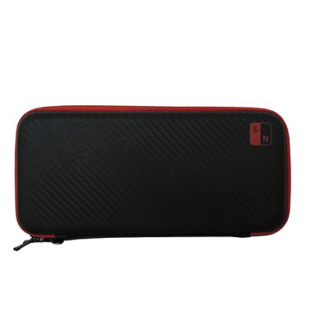 Case Protetora para Nintendo Switch Preto com Vermelho