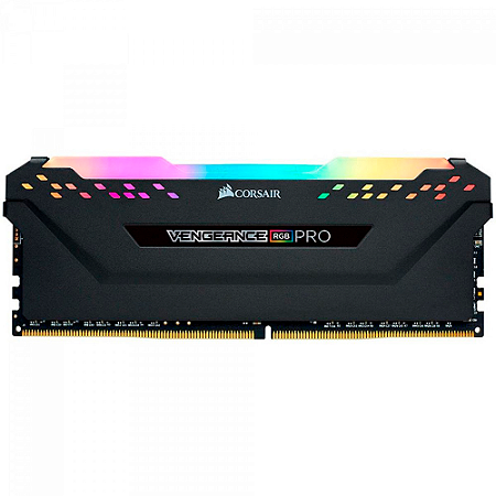 Memória Ram Gamer Vengeance RGB PRO, Preta, 16GB, DDR4, 3600MHz - Corsair