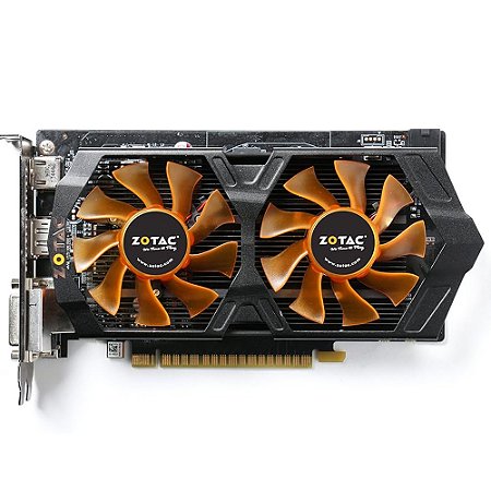 Placa de Vídeo Nvidia GeForce GTX 750TI, 2GB, GDDR5, 128-bit - Zotac