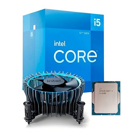 Processador Intel Core I5-12400F, LGA 1700, 2.50GHz, 18MB - Intel