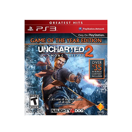 Jogo Uncharted 2: Among Thieves - PS3 (Capa Dura, Greatest Hits)