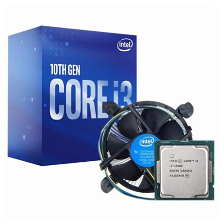 Processador Intel Core I3-10100, LGA 1200, 3.60GHz, 6MB - Intel