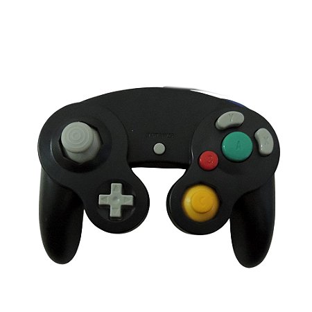 Controle GameCube Preto com fio - Sem Marca