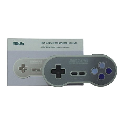 Controle SN30 2.4g Wireless Gamepad + Receiver - 8BitDo