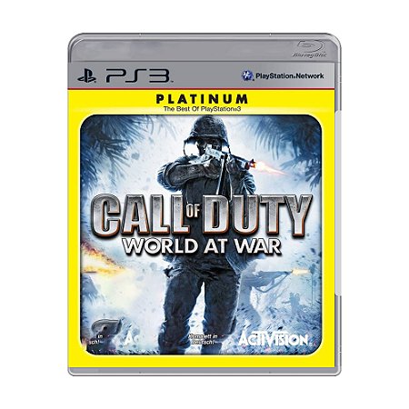 Jogo Call of Duty: World at War - PS3 (Europeu, Platinum)