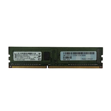Memória Ram SMART, PC3-12800U-11-10-A0, 2GB, DDR3, 1333MHz