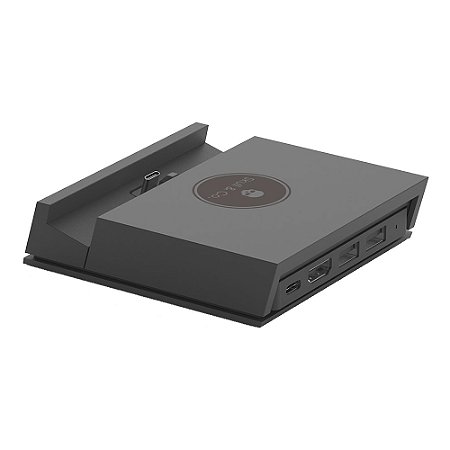 Mini Dock Portátil Jumpgate Skull & Co Savage Raven Para Nintendo Switch 2, OLED E Steam Deck Hub USB-C
