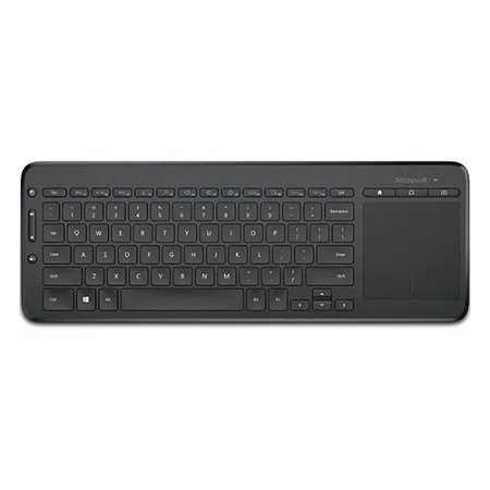 Teclado Sem Fio Microsoft All-in-One Media Com Touchpad Integrado