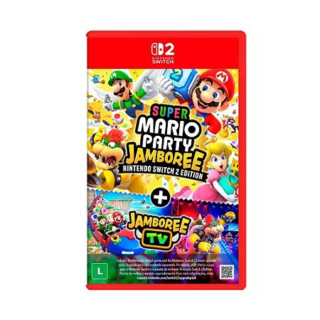 Jogo Super Mario Party Jamboree: Nintendo Switch 2 Edition + Jamboree TV - Nintendo Switch 2