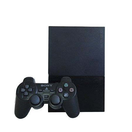 Console PlayStation 2 Slim Preto - Sony (Desbloqueado 1.93)