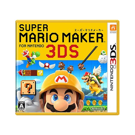 Jogo Super Mario Maker - 3DS (Japonês)