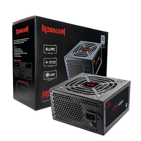 Fonte RGPS-400, 400w, 80 Plus White, ATX, Bivolt - Redragon